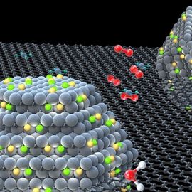 Single-atom calatyst for electrochemical water splitting