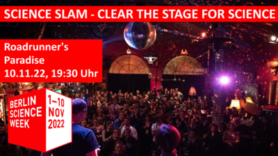 Science Slam of the Berlin Clusters of Excellence on Nov 10