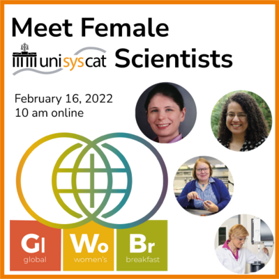 IUPAC Global Women's Breakfast: Meet female UniSysCat scientists