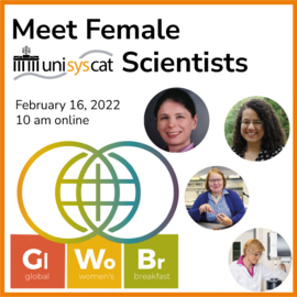 IUPAC Global Women's Breakfast: Meet female UniSysCat scientists