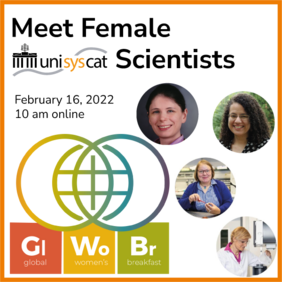 Meet female UniSysCat scientists on February 16, 2022 at 10 am