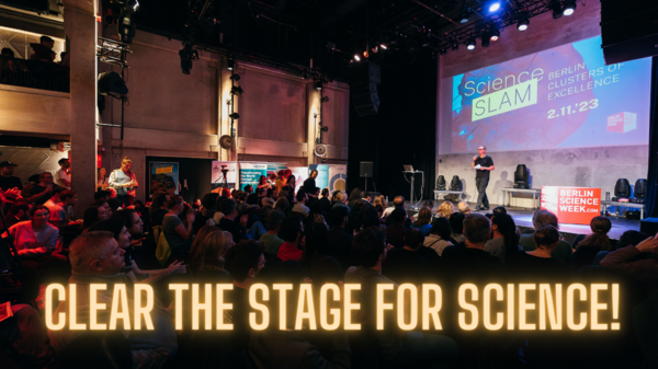 Video: Clear the Stage for Science - the Science Slam of the Berlin Clusters of Excellence @ Berlin Science Week 2024