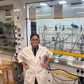 Meera Mehta in her lab. 