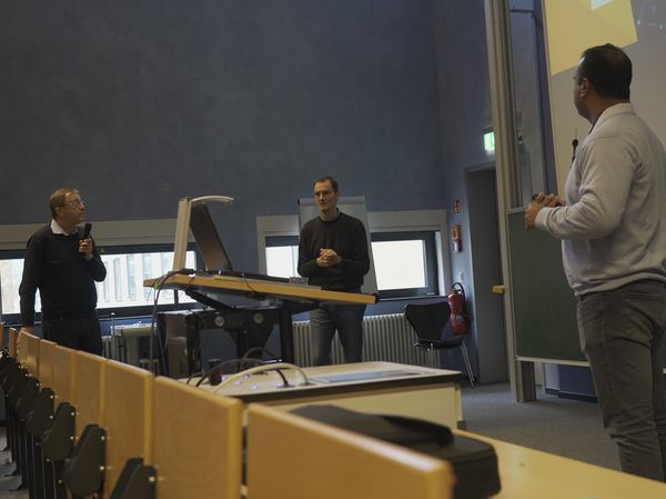 Prof. Reinhard Schomäcker, Prof. Holger Dobbek and Prof. Kallol Ray