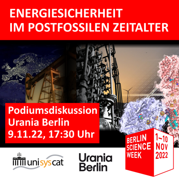 UniSysCat @ Berlin Science Week: Panel Discussion on Energy Security